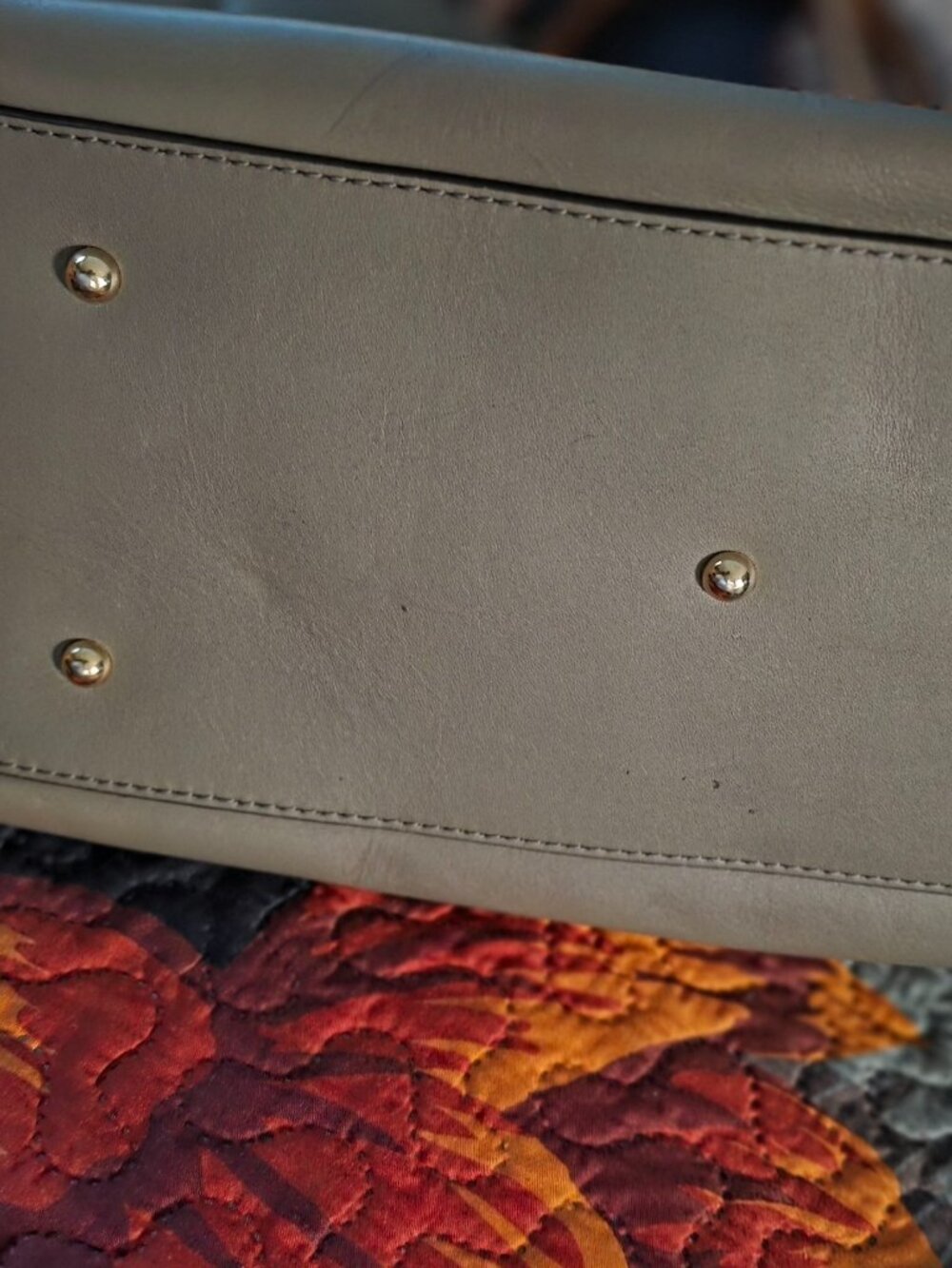Dooney & Bourke Large Barlow Satchel in Taupe - Picture 7 of 9